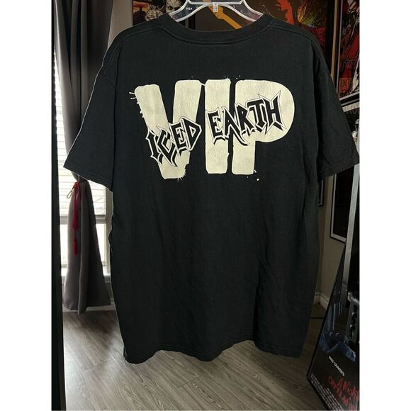 Y2K Iced Earth Vip Concert Tee - Picture 3 of 5